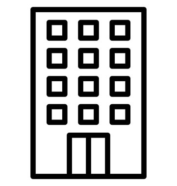 Bina, ticari olmak kolayca düzenleyebilir veya değişikliğin izole vektör simgesi oluşturma.