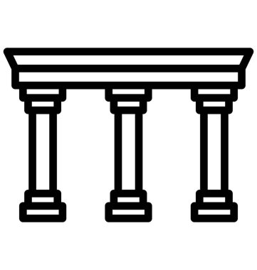 Köprü, kolayca olabilen izole vektör simge Düzenle veya değişikliğin otoyolu.