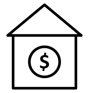 pahalı ev ve ev izole vektör kolayca olabilen bir simge Düzenle veya değişikliğin.