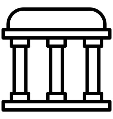 Bina, kolayca olabilen izole vektör simge Düzenle veya değişikliğin.