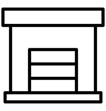 Güvenli depolama, depolama, kolayca olabilen izole vektör simge Düzenle veya değişikliğin.