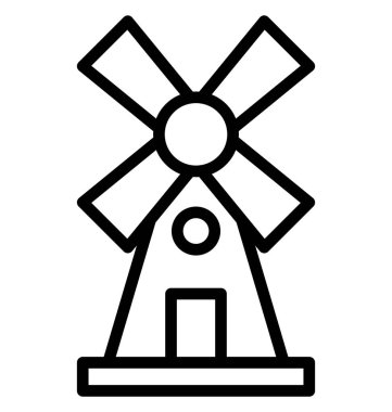 Aerogenerator, kolayca olabilen izole vektör simge düzenleme veya değiştirilme tarihi.