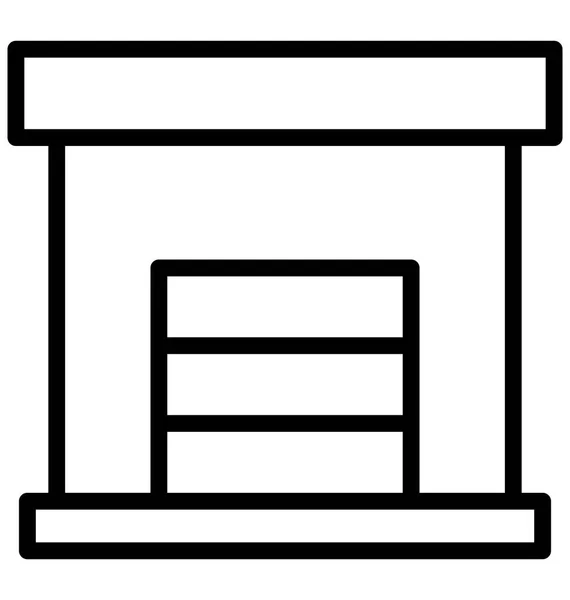 Bezpieczne Przechowywanie Składowanie Białym Tle Vector Icon Który Można Łatwością — Wektor stockowy
