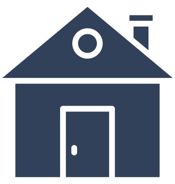 Kabin, kolayca olabilen izole vektör simge Düzenle veya değişikliğin yazlık.