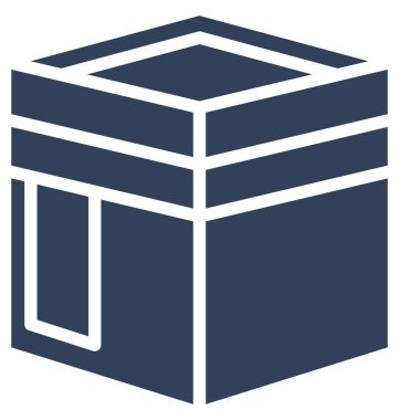  Kutsal Kabe, kolayca olabilen izole vektör simge Düzenle veya değişikliğin Kâbe.