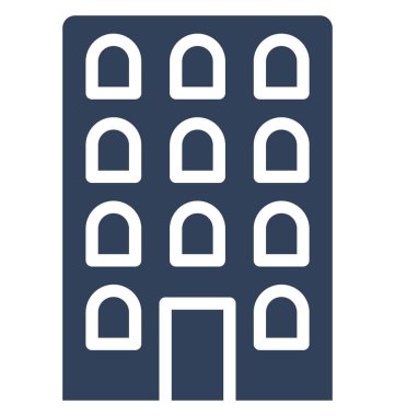 Kolayca yayına hazırlamak olabilir veya değişikliğin izole vektör simgesi binalar, İş Merkezi.