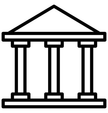  Banka, banka olmak kolayca düzenleyebilir veya değişikliğin izole vektör simgesi oluşturma.
