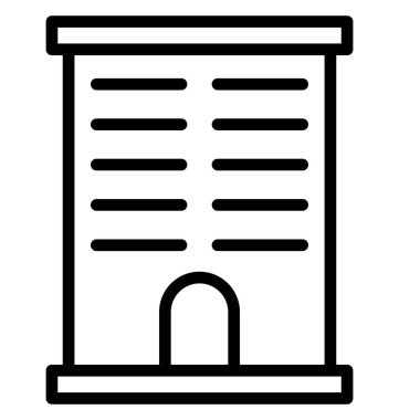 Kolayca yayına hazırlamak olabilir veya değişikliğin izole vektör simgesi binalar, İş Merkezi.