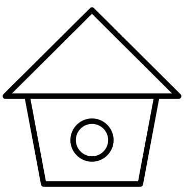 Ev, kolayca olabilen izole vektör simge Düzenle veya değiştirilmiş tarım.