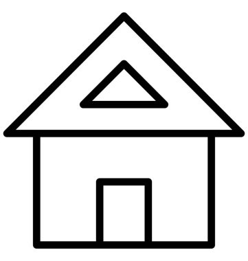 Ev, kolayca olabilen izole vektör simge Düzenle veya değiştirilmiş tarım.