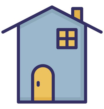 Kabin, kolayca olabilen izole vektör simge Düzenle veya değişikliğin yazlık.