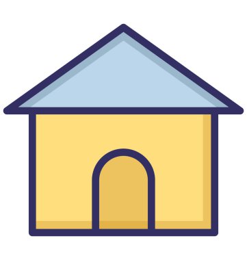 Ahır kolayca olabilen izole vektör simge oluşturma, düzenleme veya değişikliğin.