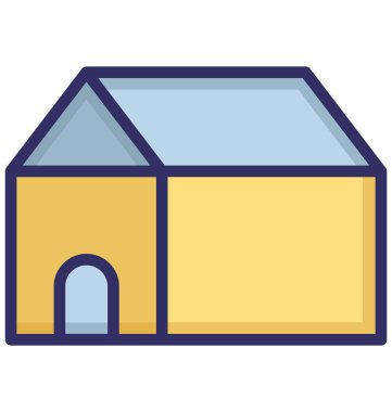 Kamp, kolayca olabilen kampı Isolated vektör simge Düzenle veya değişikliğin.