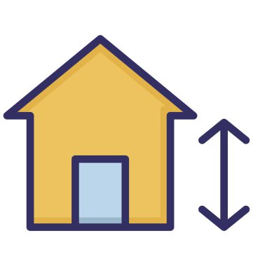 Plan, yapı planı kolayca yayına hazırlamak olabilir veya değişikliğin izole vektör simgesi.