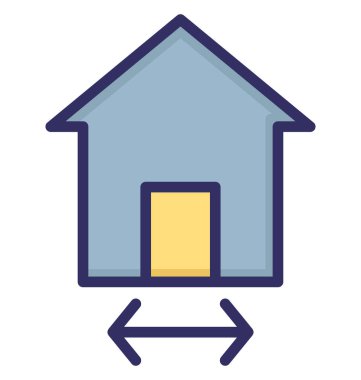 Plan, yapı planı kolayca yayına hazırlamak olabilir veya değişikliğin izole vektör simgesi.