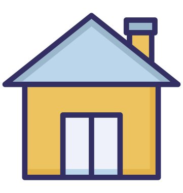 Bina, kolayca olabilen izole vektör simge Düzenle veya değişikliğin.