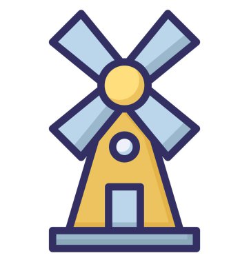 Aerogenerator, kolayca olabilen izole vektör simge düzenleme veya değiştirilme tarihi.