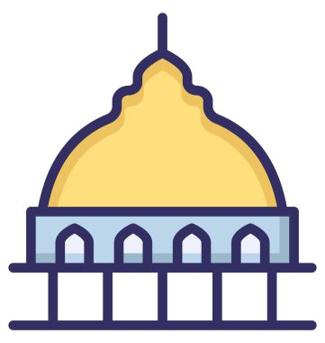 Bina, mezar, kolayca olabilen izole vektör simge Düzenle veya değişikliğin.