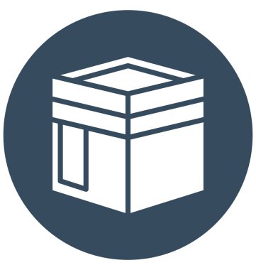  Kutsal Kabe, kolayca olabilen izole vektör simge Düzenle veya değişikliğin Kâbe.