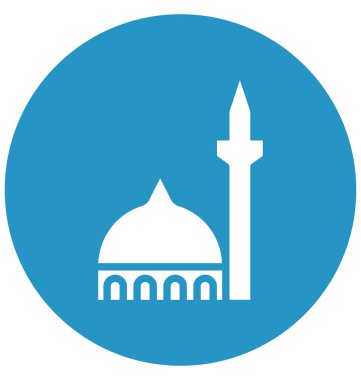 Bina, kolayca yayına hazırlamak olabilir veya değişikliğin izole vektör simgesi bina islam.