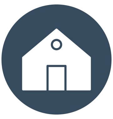 Kabin, kolayca olabilen izole vektör simge Düzenle veya değişikliğin yazlık.