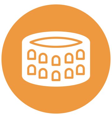 Colosseum, kolayca olabilen izole vektör simge Düzenle veya değişikliğin Simgesel Yapı.