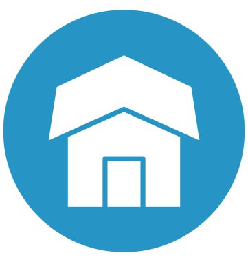 Ahır, bina, kolayca olabilen izole vektör simge Düzenle veya değişikliğin.