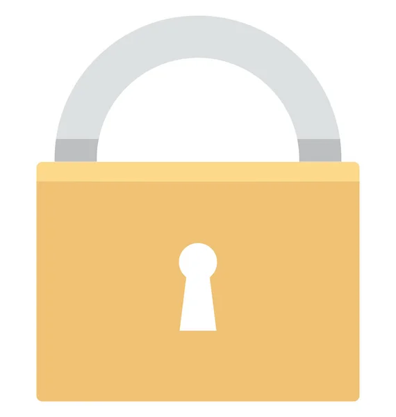 Icône Padlock Color Vector Qui Peut Être Facilement Modifiée Éditée — Image vectorielle