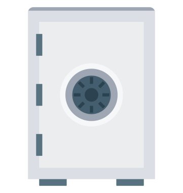 Locker Color Icon isolated and Vector that can be easily modified or edit
