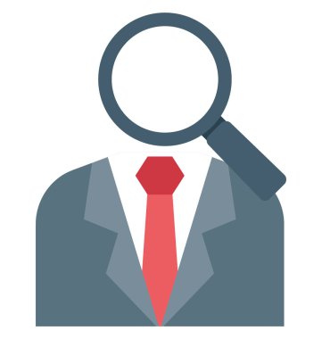 Arama yatırımcı renk izole simgesi ve kolayca değiştirilebilir veya düzenlediğiniz vektör