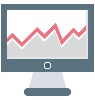 Online grafik renk simgesi izole ve vektör bu kolayca değiştirilebilir veya düzenleme