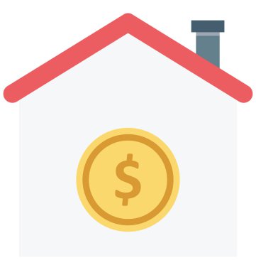 Banka renk izole vektör kolayca değiştirilebilir veya Düzenle simgesini