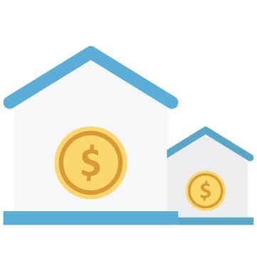 Banka renk izole vektör kolayca değiştirilebilir veya Düzenle simgesini