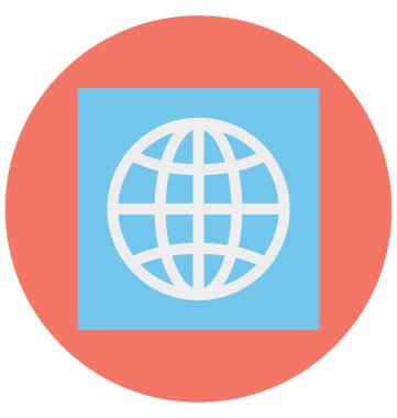 Kolayca değiştirilebilir veya düzenlediğiniz izole vektör simge