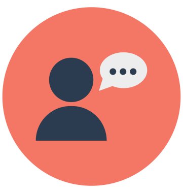 Kolayca değiştirilebilir veya düzenlediğiniz iletişim izole vektör simgesi