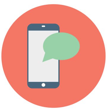 Kolayca değiştirilebilir veya düzenlediğiniz Sms izole vektör simgesi