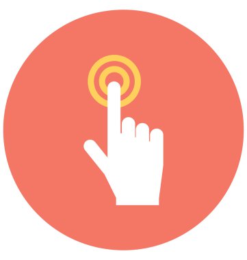 Teknoloji, kolayca değiştirilebilir veya düzenlediğiniz tıklatın izole vektör simgesi