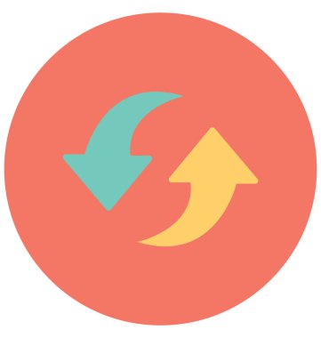 Kolayca değiştirilebilir veya düzenlediğiniz okları izole vektör simgesi