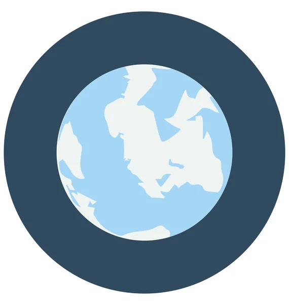Globe Icono Vector Aislado Que Puede Modificar Editar Fácilmente — Vector de stock