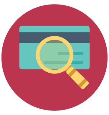 Tarama renk izole simgesi ve kolayca değiştirilebilir veya düzenlediğiniz vektör kartı