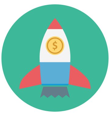 İş başlatmak renk simgesi izole ve vektör bu kolayca değiştirilebilir veya düzenleme