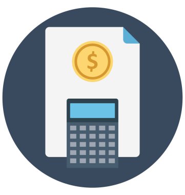 Renk izole simgesi ve kolayca değiştirilebilir veya düzenlediğiniz vektör giriş