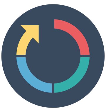 Renk izole simgesi ve kolayca değiştirilebilir veya düzenlediğiniz vektör başlatılıyor