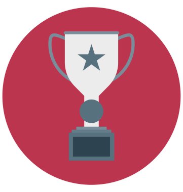 Kupa renk izole vektör kolayca değiştirilebilir veya Düzenle simgesini