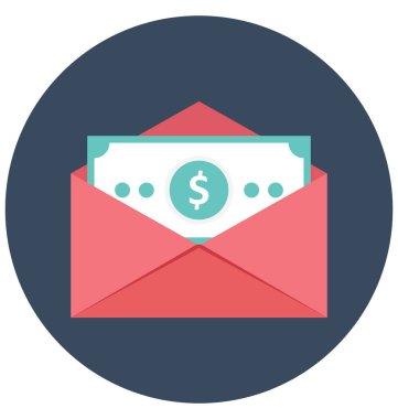 Ödeme renk izole kolayca değiştirilebilir veya düzenlediğiniz vektör simge