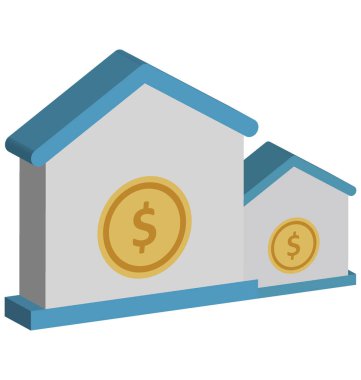 Banka renk izole vektör kolayca değiştirilebilir veya Düzenle simgesini