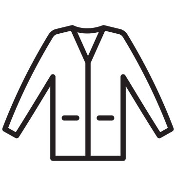 Akrilik moda kazak kolayca değiştirilebilir veya düzenlediğiniz izole vektör simgesi