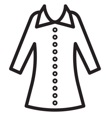 Golf gömlek kolayca değiştirilebilir veya düzenlediğiniz izole vektör simgesi