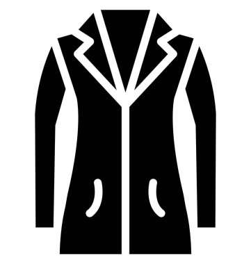 İş uzun kollu pamuklu gömlek kolayca değiştirilebilir veya düzenlediğiniz izole vektör simgesi