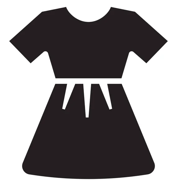 Baby Doll Ruha Elszigetelt Vector Icon Könnyen Módosítható Vagy Szerkeszthető — Stock Vector